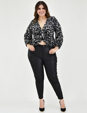 Blusa Roman Fashion manga larga para mujer