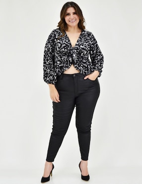 Blusa Roman Fashion manga larga para mujer