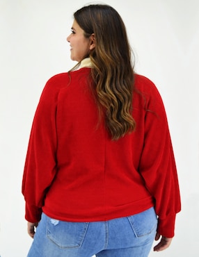 Suéter Roman Fashion cuello simulado para mujer