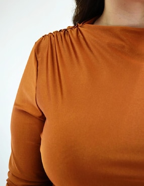 Blusa Roman Fashion manga larga para mujer