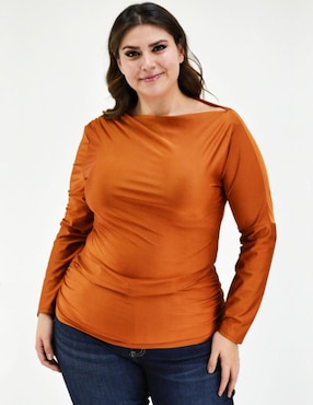Blusa Roman Fashion manga larga para mujer