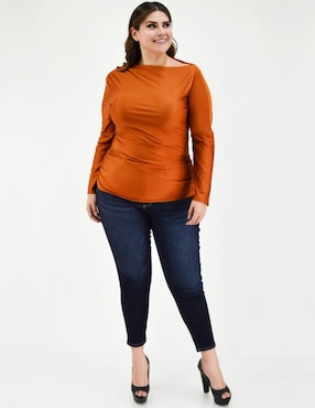 Blusa Roman Fashion manga larga para mujer
