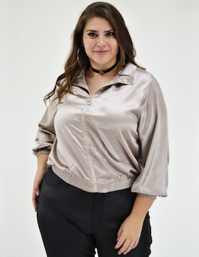 Chamarra Bomber Roman Fashion Para Mujer