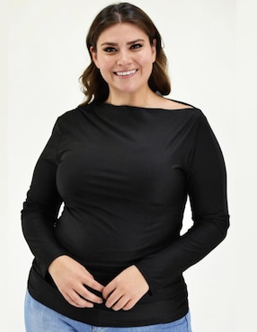Blusa Roman Fashion manga larga para mujer