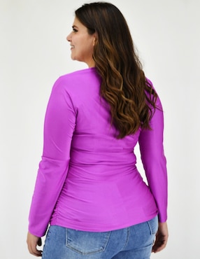 Blusa Roman Fashion manga larga para mujer