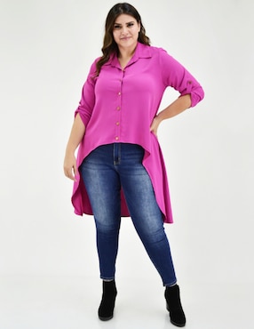 Blusa Roman Fashion manga 3/4 para mujer