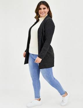 Suéter Roman Fashion cuello simulado para mujer