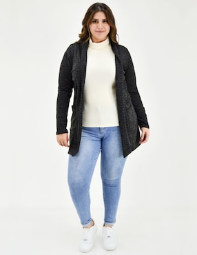 Suéter Roman Fashion cuello simulado para mujer