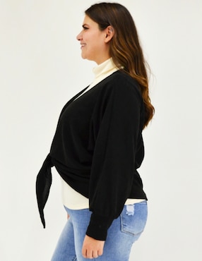 Suéter Roman Fashion cuello simulado para mujer