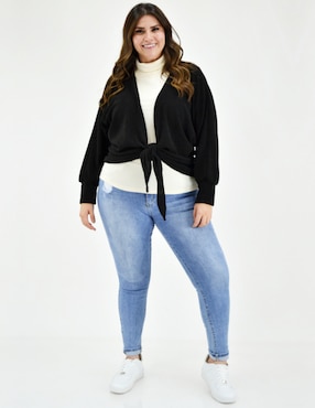 Suéter Roman Fashion cuello simulado para mujer