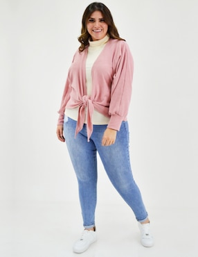 Suéter Roman Fashion cuello simulado para mujer