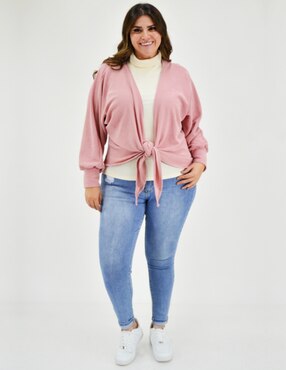 Suéter Roman Fashion cuello simulado para mujer