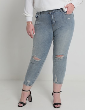 Jeans Skinny Morethanangels Corte Cintura Para Mujer