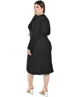 Vestido a la rodilla fiesta Roman Fashion para mujer