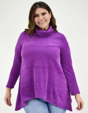 Suéter Roman Fashion cuello alto para mujer
