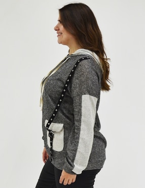 Sudadera con bolsillos Roman Fashion para mujer