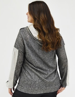 Sudadera con bolsillos Roman Fashion para mujer