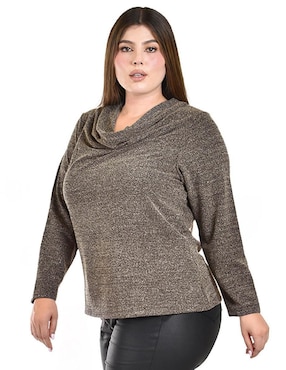 Blusa Roman Fashion manga larga para mujer
