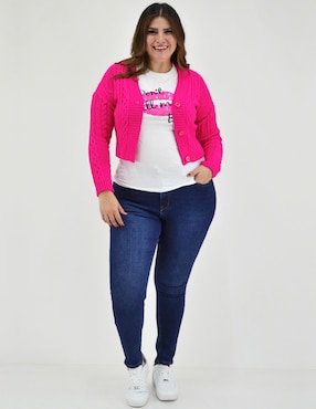 Suéter Roman Fashion cuello redondo para mujer
