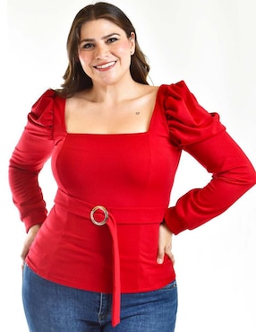 Blusa Roman Fashion manga larga para mujer