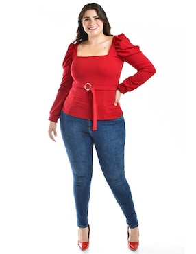 Blusa Roman Fashion manga larga para mujer