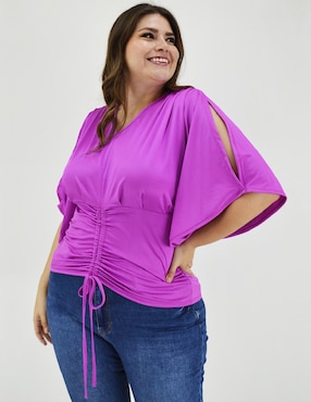 Blusa Roman Fashion manga 3/4 para mujer