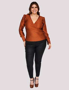 Blusa Roman Fashion manga larga para mujer