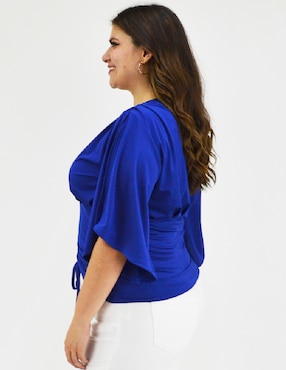 Blusa Roman Fashion manga 3/4 para mujer