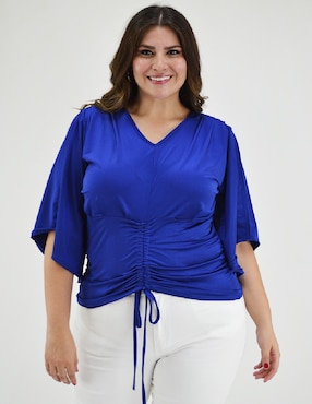 Blusa Roman Fashion manga 3/4 para mujer