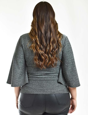 Blusa Roman Fashion manga 3/4 para mujer