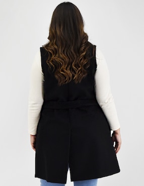 Abrigo Roman Fashion cruzado para mujer