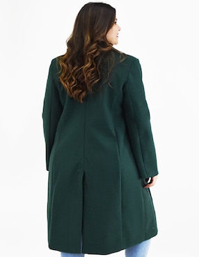Abrigo Roman Fashion cruzado para mujer