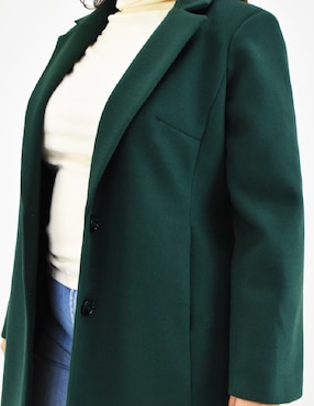 Abrigo Roman Fashion cruzado para mujer