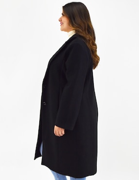 Abrigo Roman Fashion cruzado para mujer