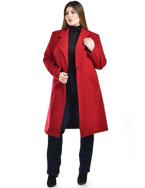 Abrigo Roman Fashion cruzado para mujer