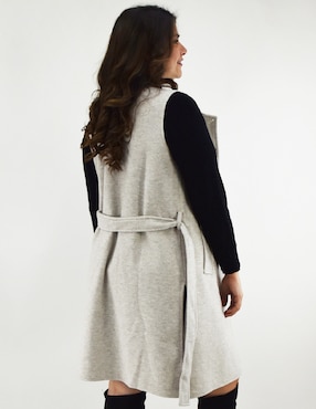Abrigo Roman Fashion abierto para mujer