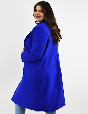 Abrigo Roman Fashion cruzado para mujer