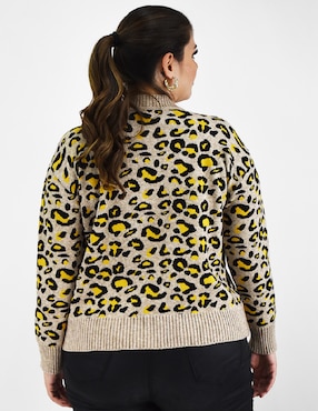 Suéter Roman Fashion cuello redondo para mujer