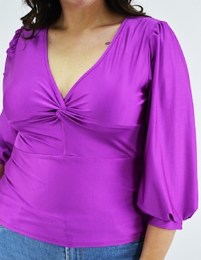 Blusa Roman Fashion manga larga para mujer