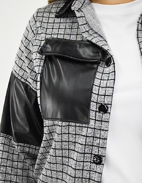 Blusa camisera Roman Fashion manga larga para mujer
