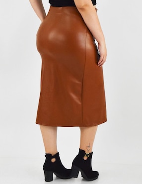 Falda midi Roman Fashion a la cintura