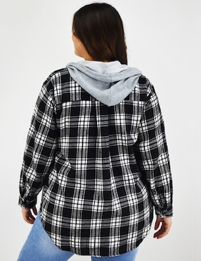 Blusa camisera Roman Fashion manga larga para mujer