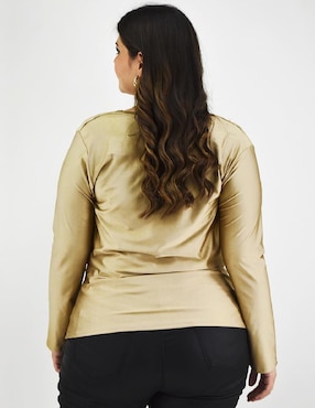 Blusa Roman Fashion manga larga para mujer