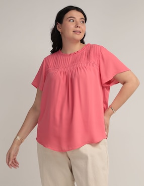 Blusa The Pattern Manga Larga Para Mujer