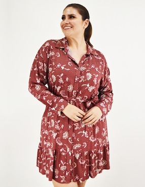 Vestido arriba de la rodilla casual Roman Fashion para mujer