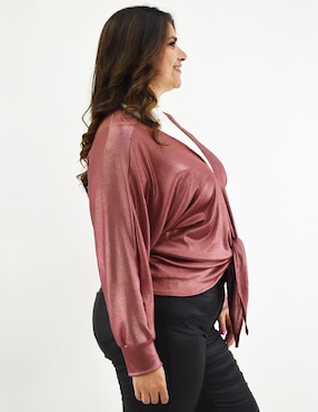 Suéter Roman Fashion cuello simulado para mujer