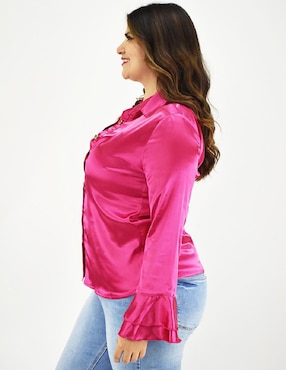 Blusa Roman Fashion manga larga para mujer