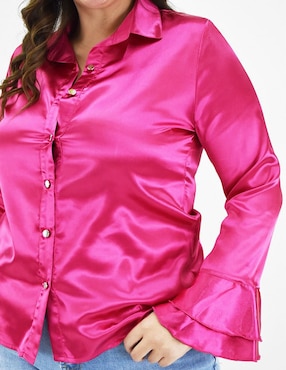 Blusa Roman Fashion manga larga para mujer