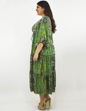 Vestido midi casual Roman Fashion para mujer