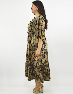 Vestido midi casual Roman Fashion para mujer